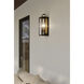 Aberdeen 2 Light 16.5 inch Sand Coal Black and Legacy Brass Outdoor Wall Sconce