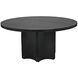 Rome 58 X 58 inch Matte Black Dining Table
