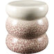 Osambela 15.4 X 14.2 inch Coral / Cream / Coral / Cream End Table