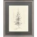 Elegant Pine Black and Beige and Gray Framed Art, Propac