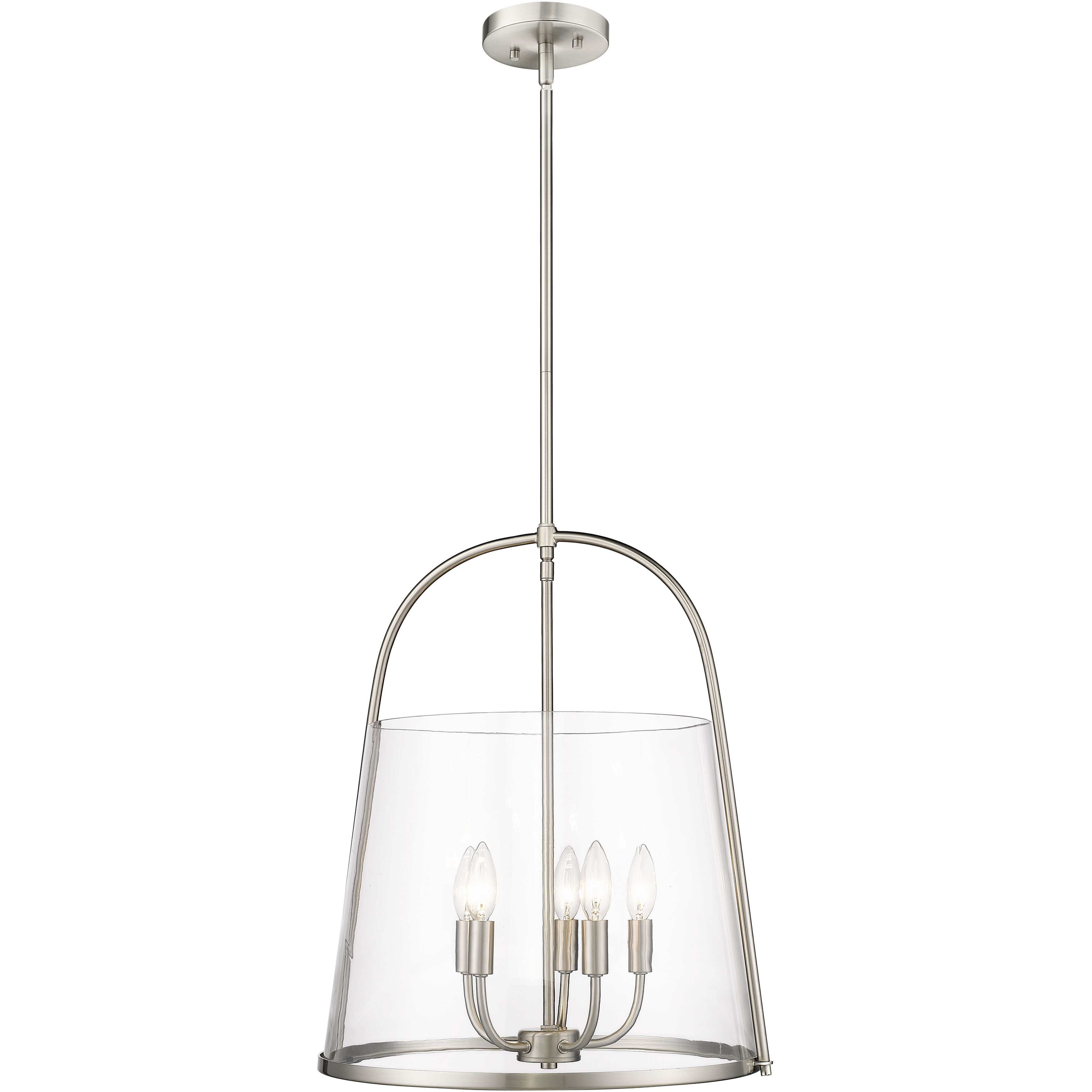 Archis 5 Light 18 inch Brushed Nickel Pendant Ceiling Light