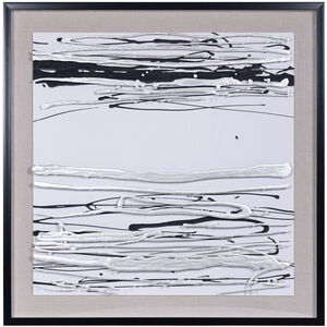 Topical Line Black and White -Acrylic Accents Wall Art