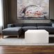 Shar Pei Universal 18 inch White Ottoman