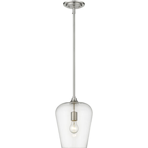 Joliet 1 Light 9 inch Brushed Nickel Pendant Ceiling Light