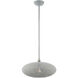 Charlton 1 Light 16 inch Nordic Gray with Brushed Nickel Accents Pendant Ceiling Light