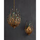 Delphos 6 Light 19.5 inch Contemporary Gold Chandelier Ceiling Light