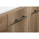 Cyrus 60 X 22 X 34 inch Natural Oak Vanity Sink Set