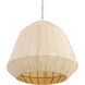 Velune 3 Light 36 inch Legacy Brass Pendant Ceiling Light