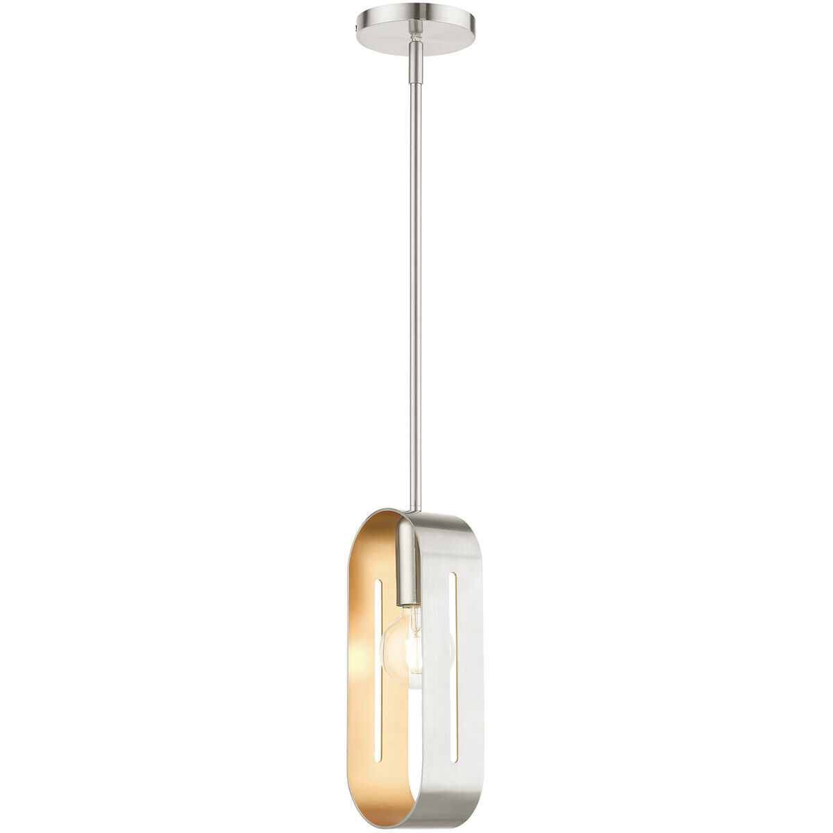 Ravena 1 Light 5 inch Brushed Nickel Pendant Ceiling Light