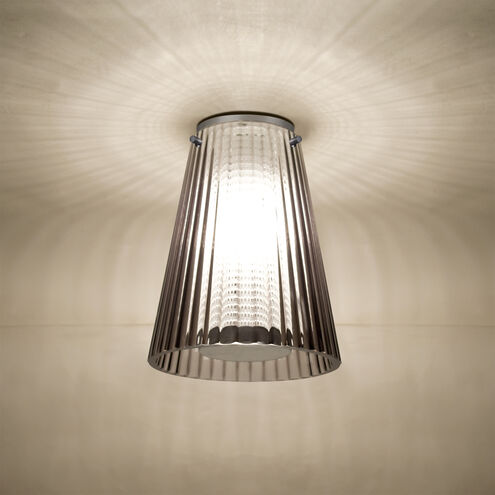 Dion 1 Light 6.13 inch Black Flush Mount Ceiling Light