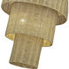 Weavington 2 Light 14 inch Antique Gold Leaf Pendant Ceiling Light