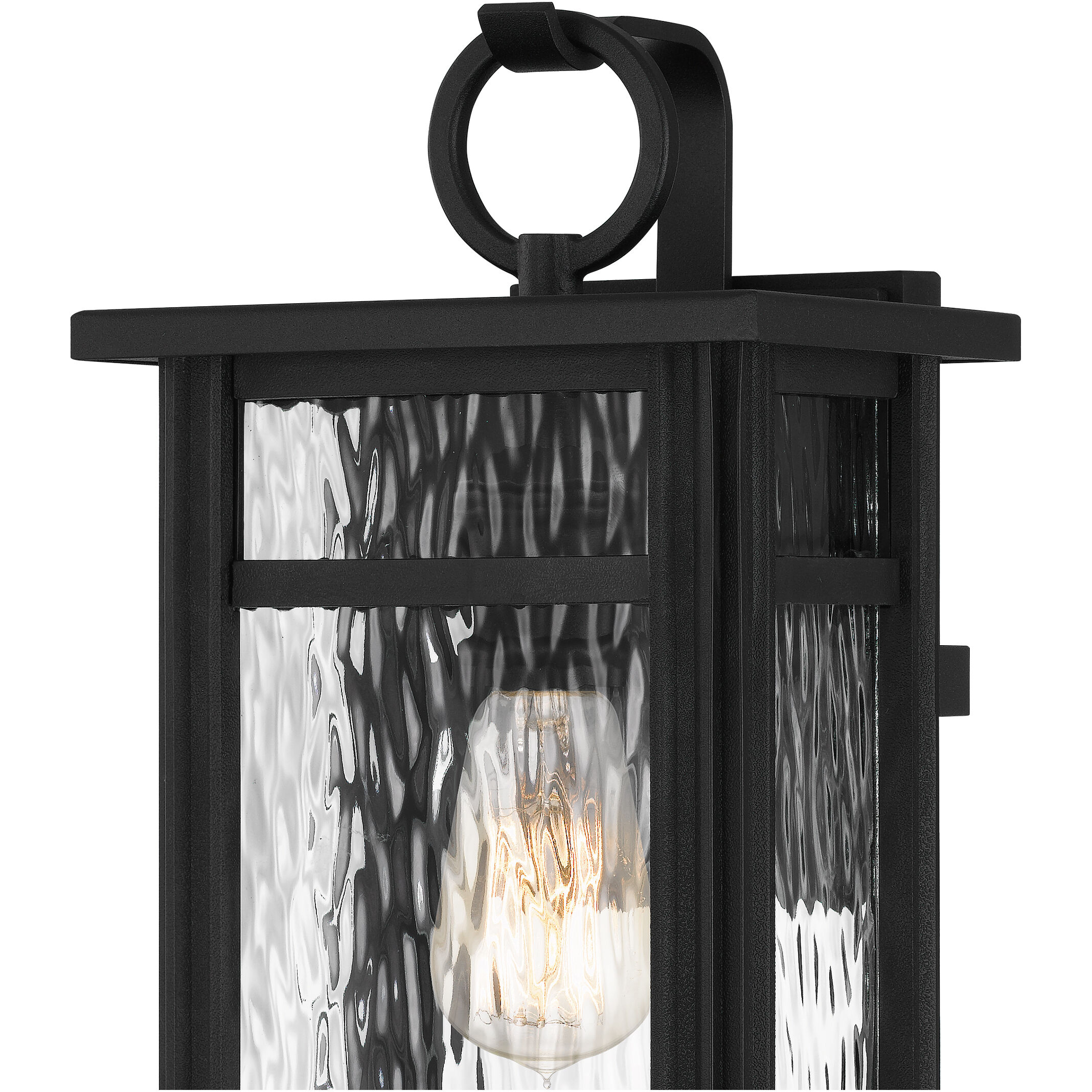 Moira 1 Light 16 inch Earth Black Outdoor Wall Lantern, Medium