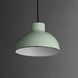 Rockport 1 Light 10 inch Sage Green Single Pendant Ceiling Light