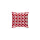 Perimeter 20 X 20 inch Bright Red and White Throw Pillow