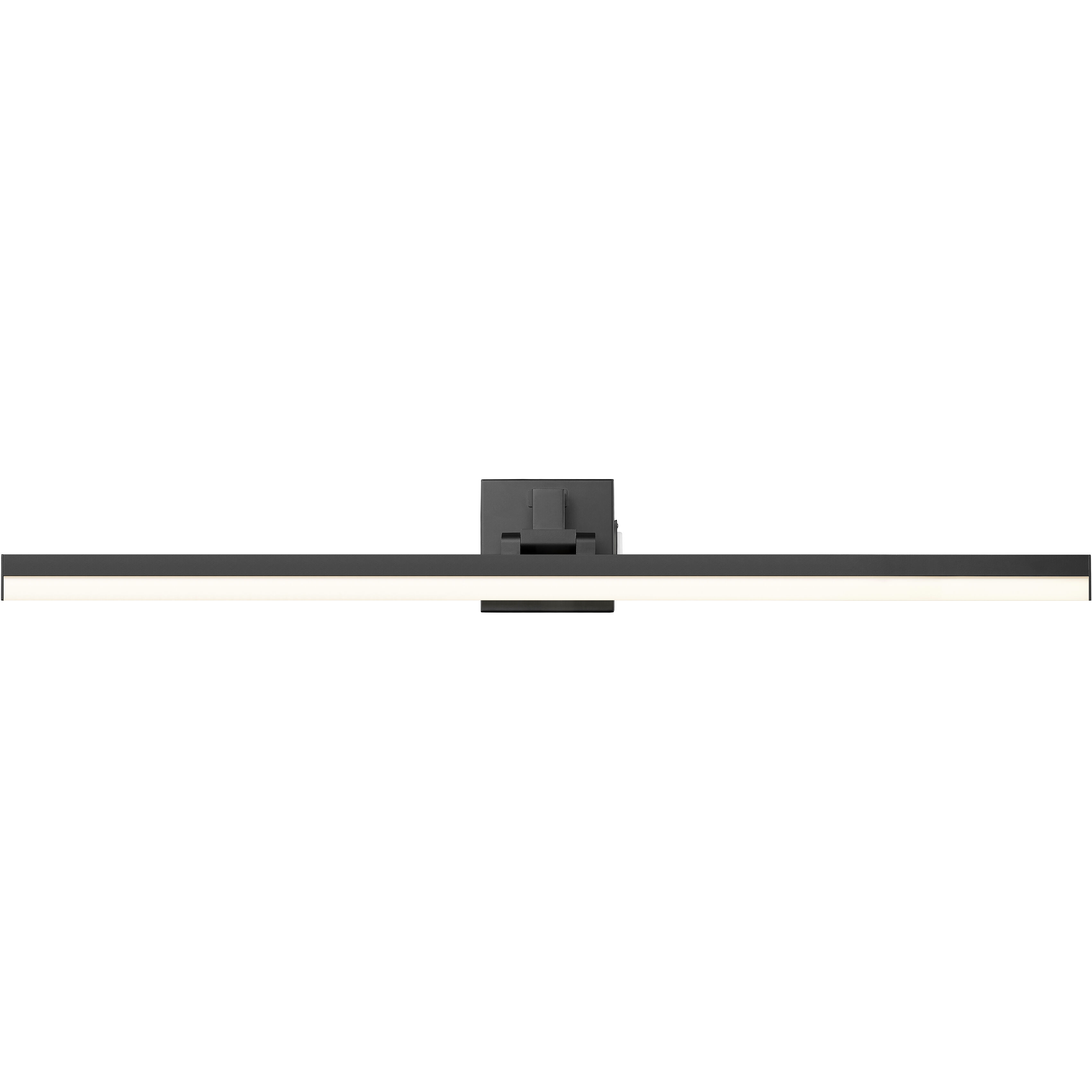 Liam LED 40 inch Matte Black Vanity Wall Light