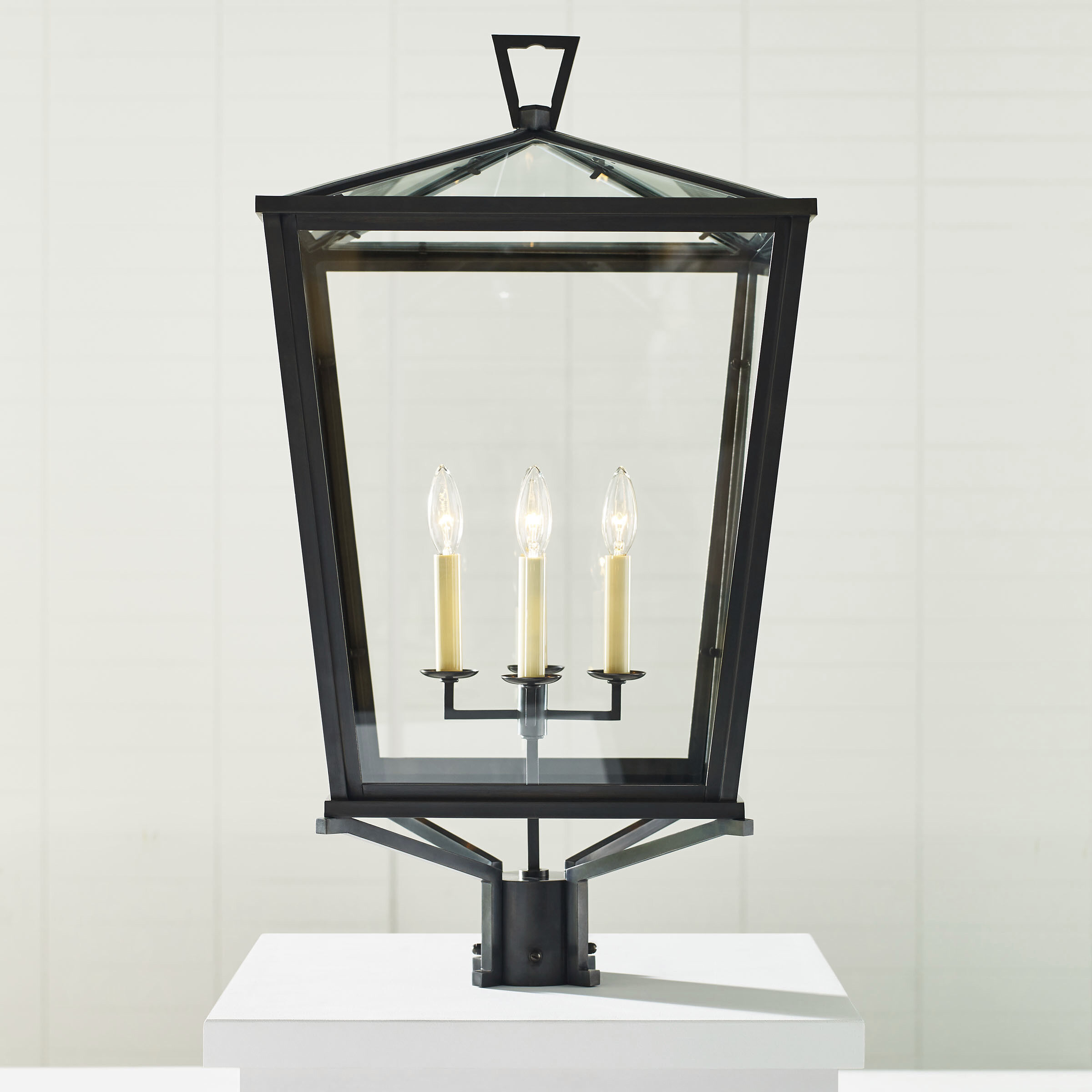 Chapman & Myers DarlanaO 4 Light 31 inch Bronze Outdoor Post Light