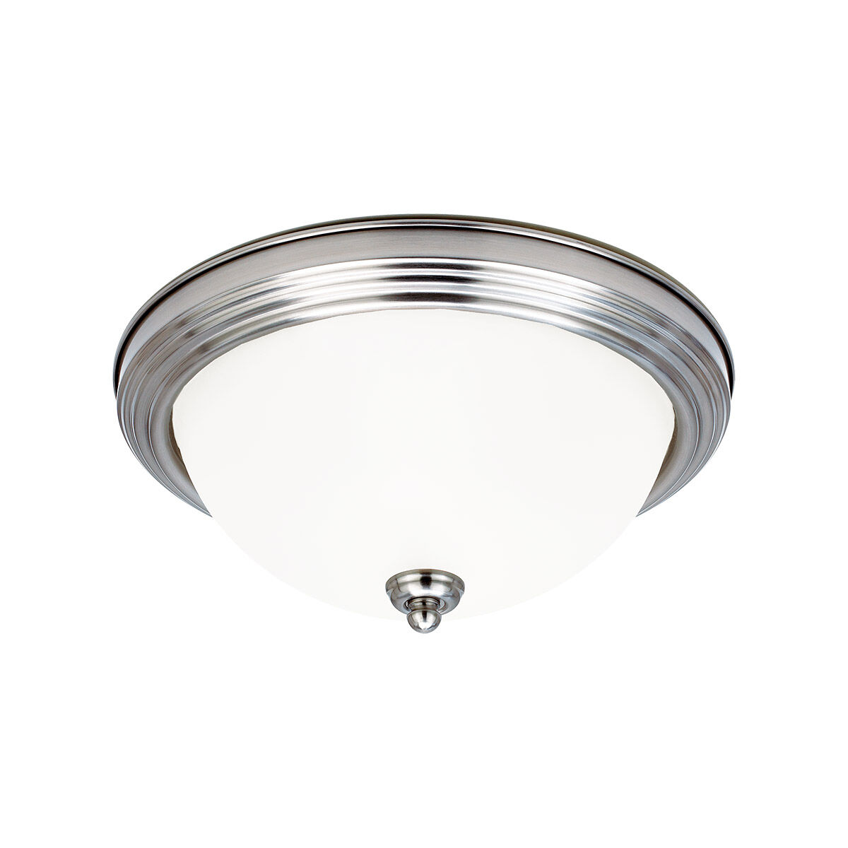 Geary 1 Light 10.5 inch Brushed Nickel Flush Mount Ceiling Light