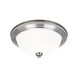 Geary 1 Light 10.5 inch Brushed Nickel Flush Mount Ceiling Light
