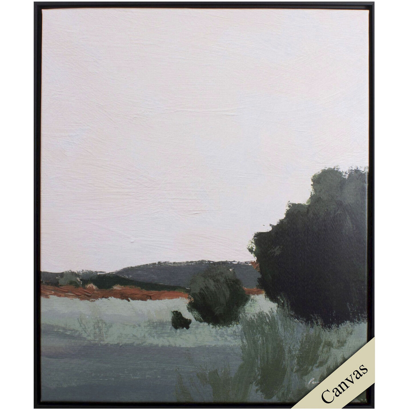 Desert Green Green and Brown and Neutral Canvas, Propac