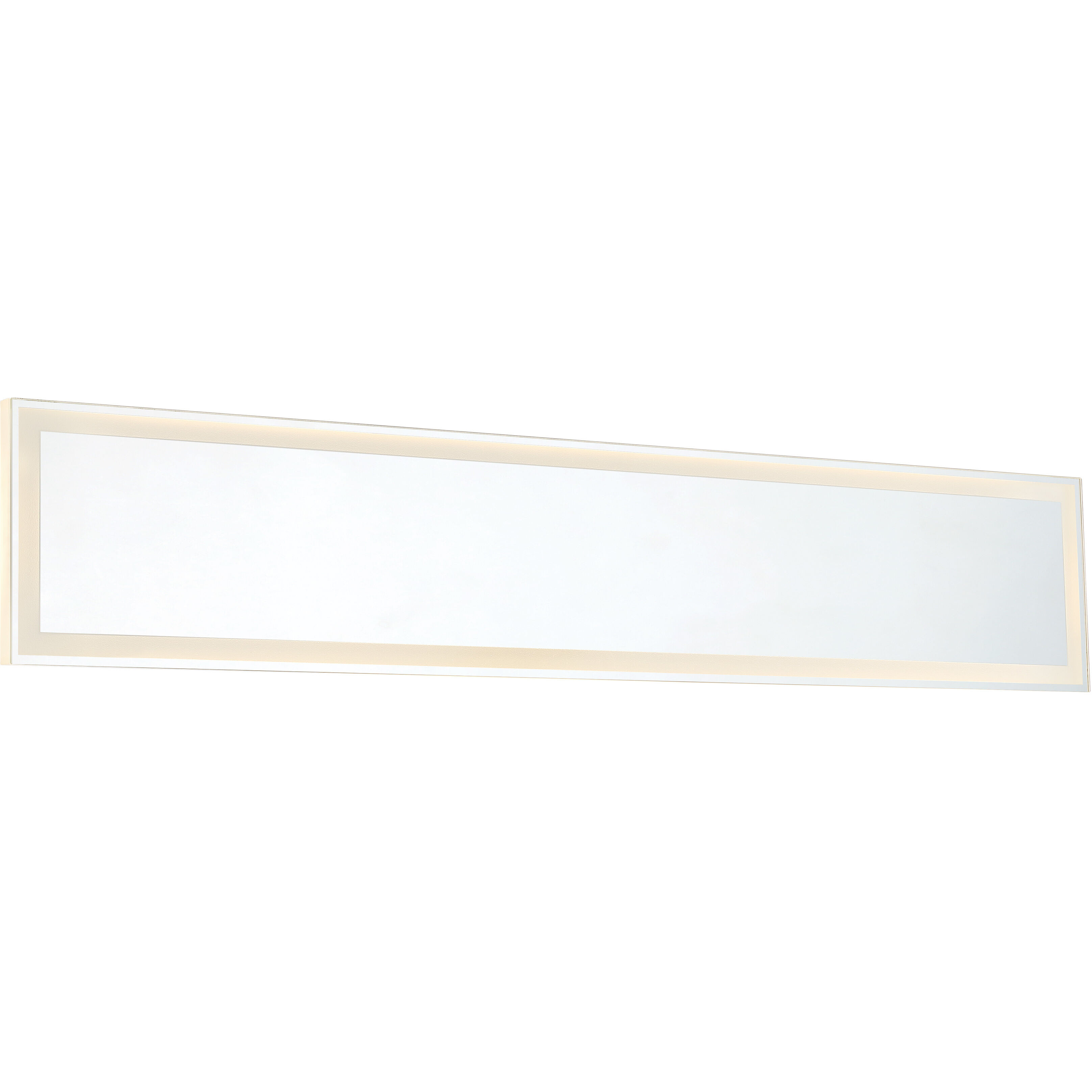 Lavery 36 X 7 inch White Mirror, Rectangle Shape
