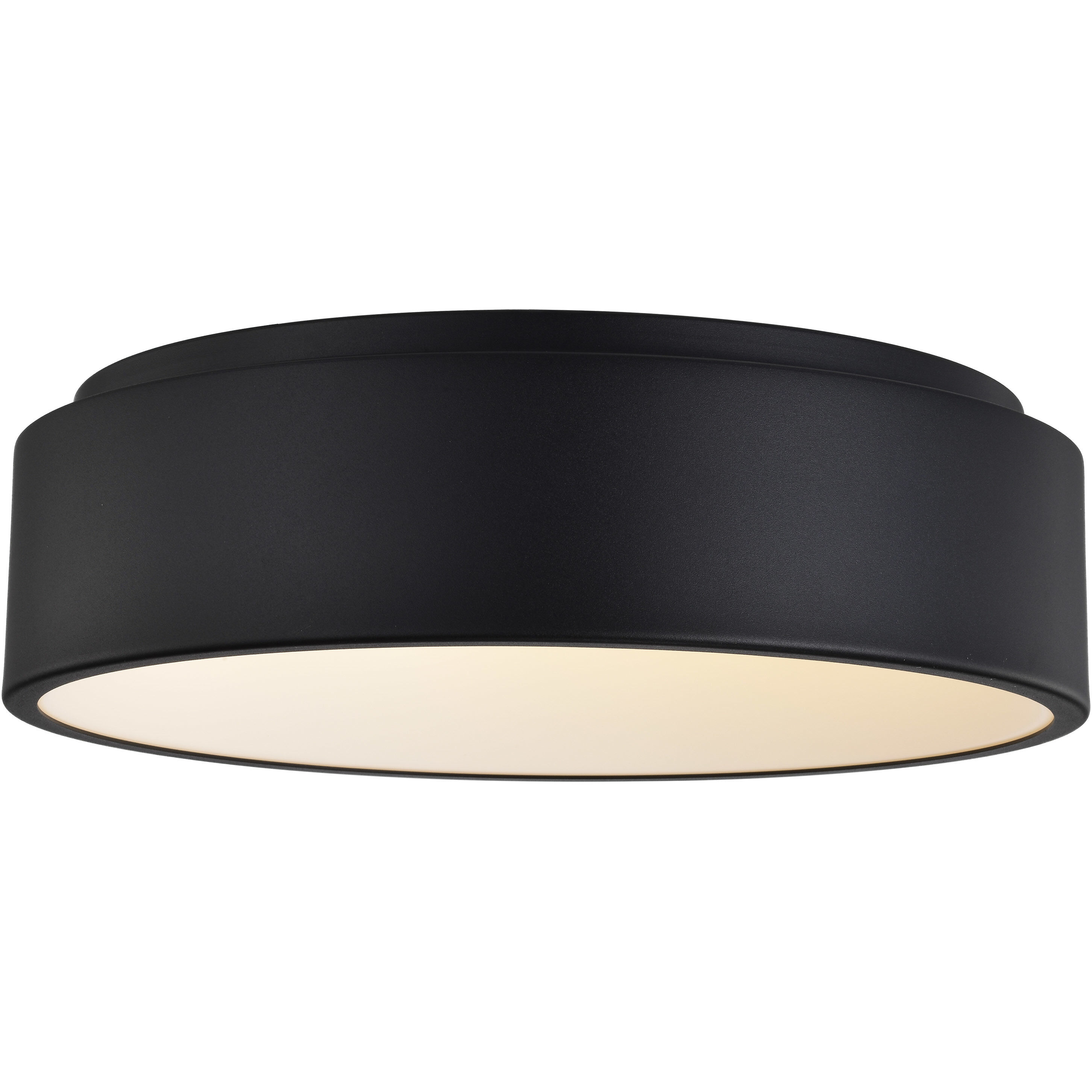 Orbit LED 18 inch Black Flush Mount Ceiling Light