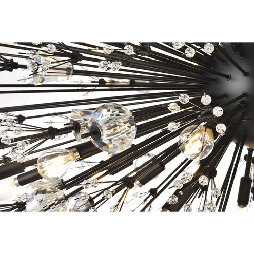 Vera 38 Light 25 inch Black Pendant Ceiling Light