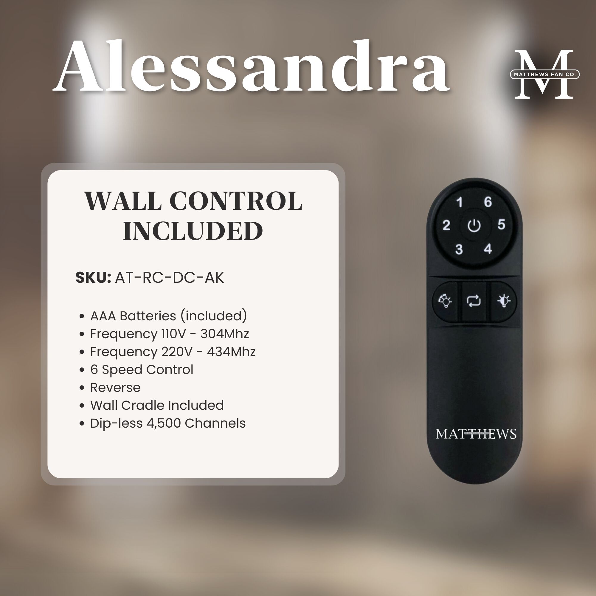 Atlas Alessandra 56 inch Textured Bronze with Walnut Tone Blades Ceiling Fan