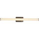 Steston LED 30.3 inch Brushed Nickel Vanity Light Wall Light