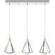 Gianna 3 Light 12.66 inch Satin Nickel Pendant Ceiling Light