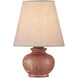 Piccolo 9 inch 25 watt Natural Rose Mini Table Lamp Portable Light