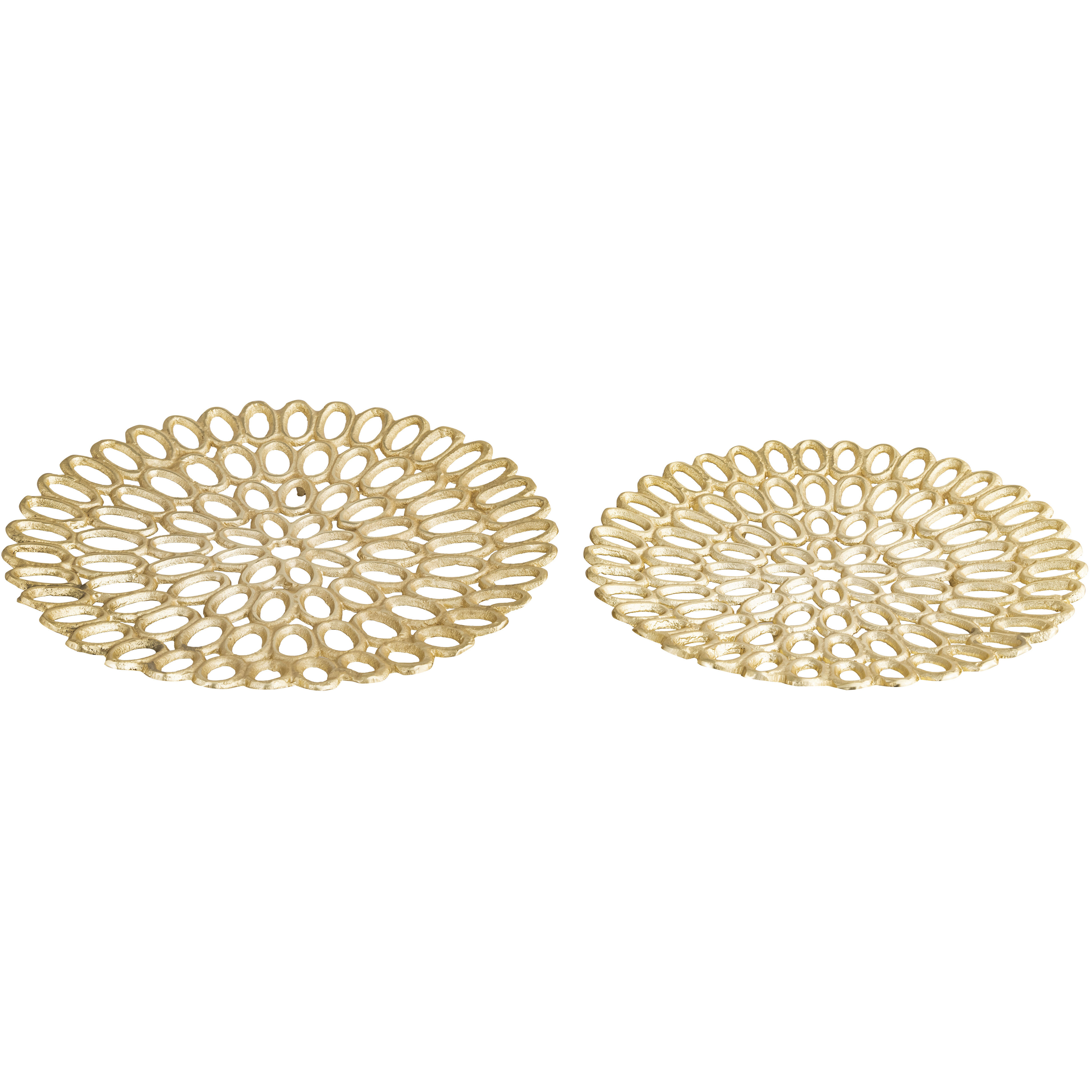 Regina Gold Tray, Set of 2