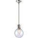 Zigrina 1 Light 7.88 inch Polished Nickel Pendant Ceiling Light