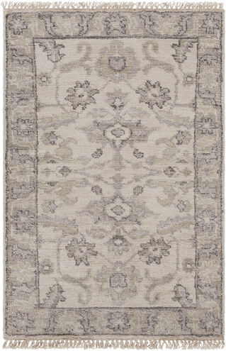 Theodora 36 X 24 inch Gray Rug in 2 x 3, Rectangle