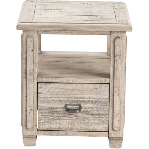 Pembroke Plantation 24 X 23 inch Light Gray End Table