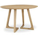 Godenza 47.25 X 47.25 inch Natural Dining Table, Round
