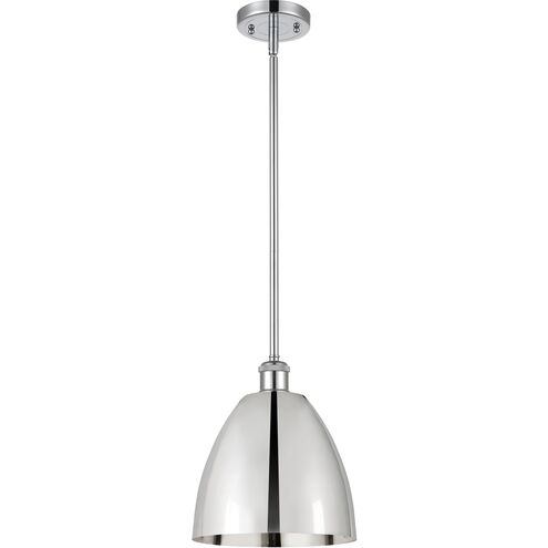 Ballston Dome LED 9 inch Polished Chrome Pendant Ceiling Light