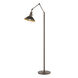 Henry 60.8 inch 60 watt Bronze and Black Swing Arm Floor Lamp Portable Light in Bronze/Black