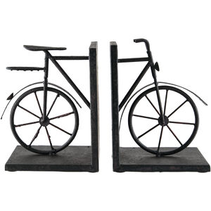 Bicycle 13 X 5 inch Rust Bookend
