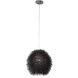 Urchin 1 Light 9 inch Black Mini Pendant Ceiling Light