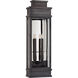 Chapman & Myers Linear Lantern 2 Light 29 inch Bronze Outdoor Wall Lantern, Large