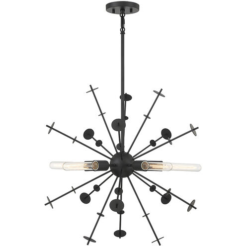 Stella 5 Light 26 inch Matte Black Pendant Ceiling Light