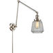 Chatham 30 inch 3.50 watt Polished Nickel Swing Arm Wall Light, Franklin Restoration
