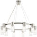 Midtown 10 Light 30 inch Brushed Nickel Chandelier Ceiling Light