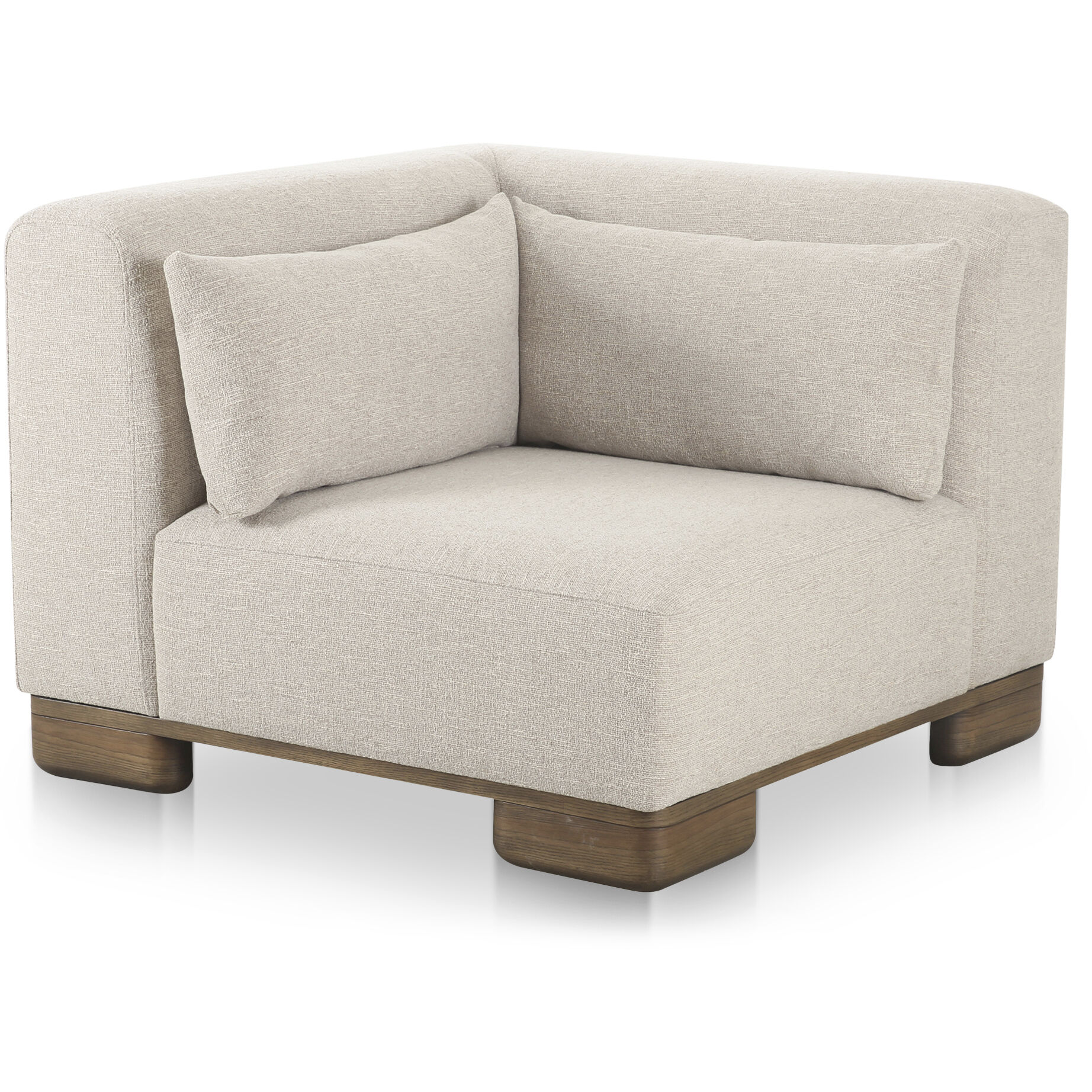 June Beige Corner Chair