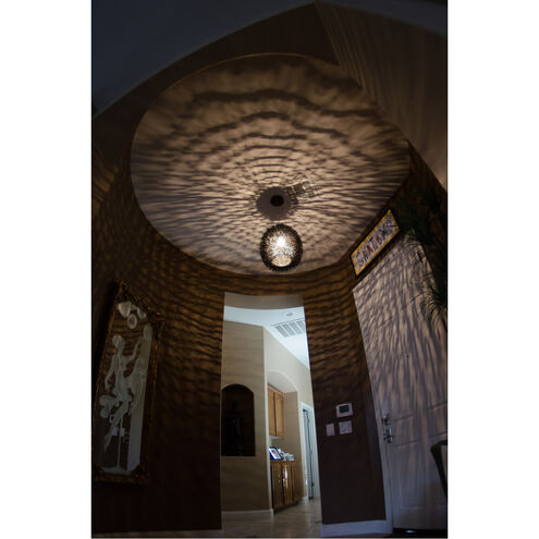 Urchin 1 Light 13 inch Black Pendant Ceiling Light