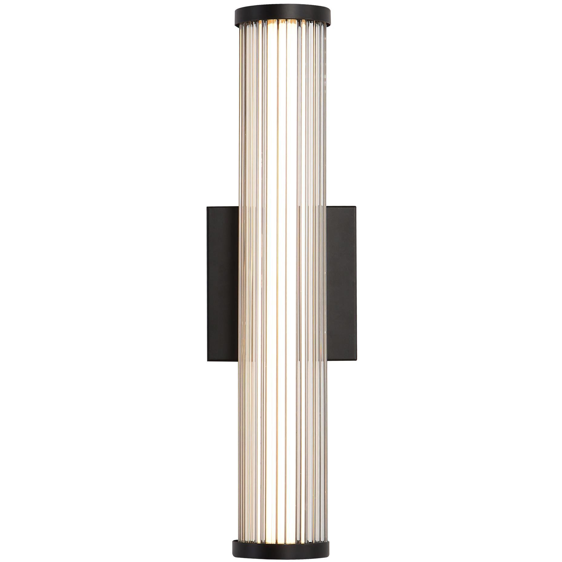 Rodara LED 16.5 inch Matte Black Outdoor Wall