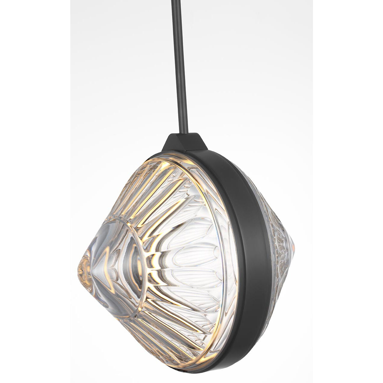 Waterford Copper Coast LED 15 inch Bronze Olive Cut Pendant Ceiling Light