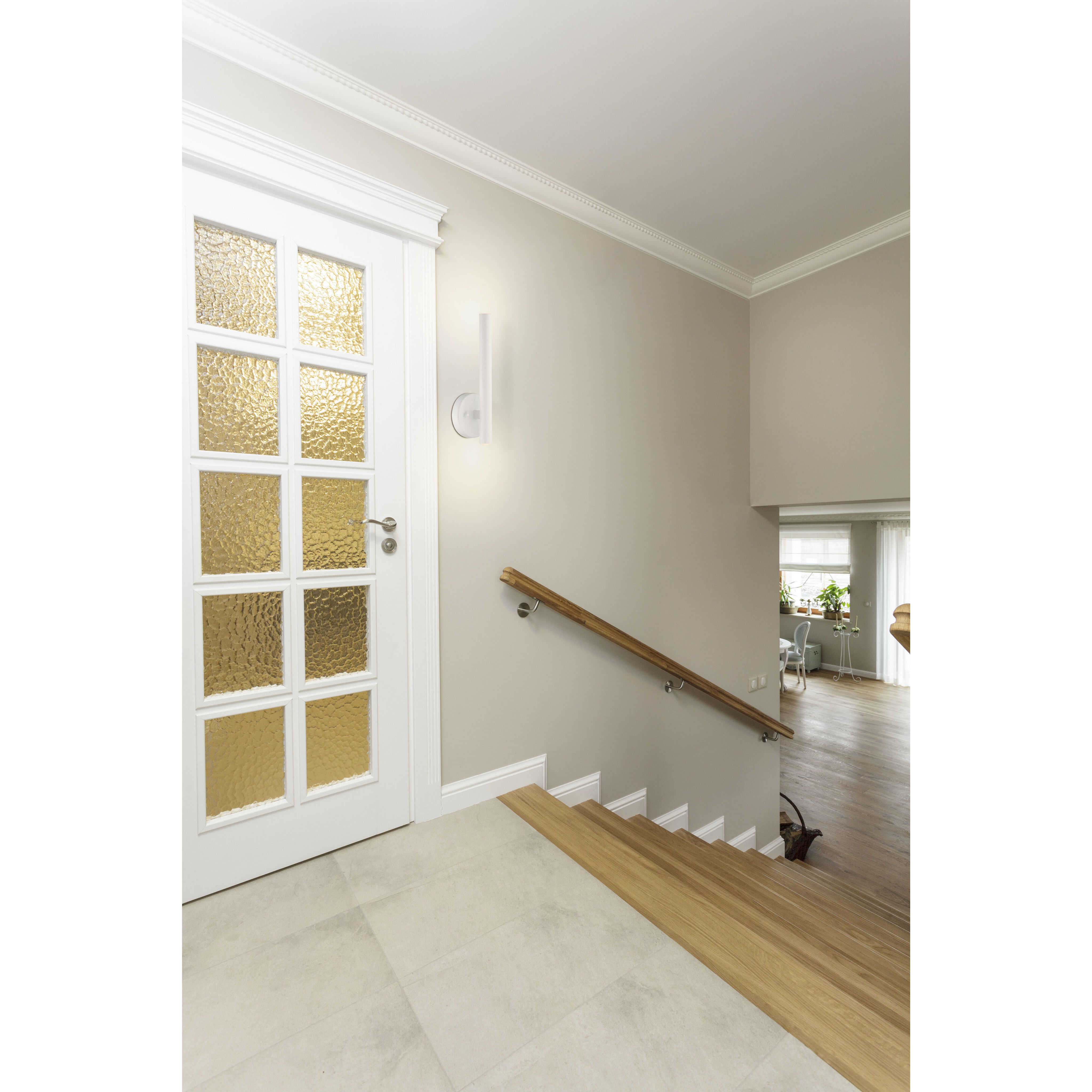 Forest LED 4.75 inch Matte White Wall Sconce Wall Light in Matte White Steel