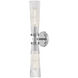 Jude 2 Light 24 inch Polished Nickel Bath Light Wall Light