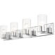 Zurich 4 Light 36 inch Polished Chrome Vanity Sconce Wall Light